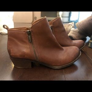 lucky brand basel ankle booties